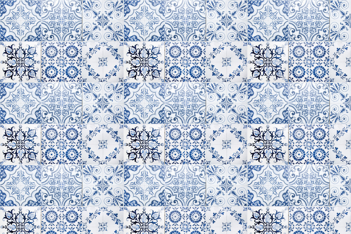 Toilettenrückwand Patchwork