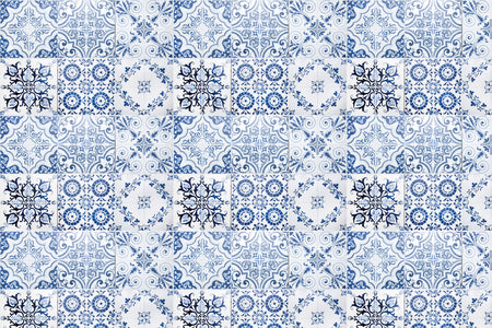 Toilettenrückwand Patchwork