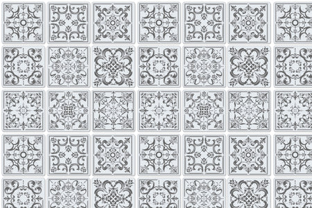 Toilettenrückwand Patchwork