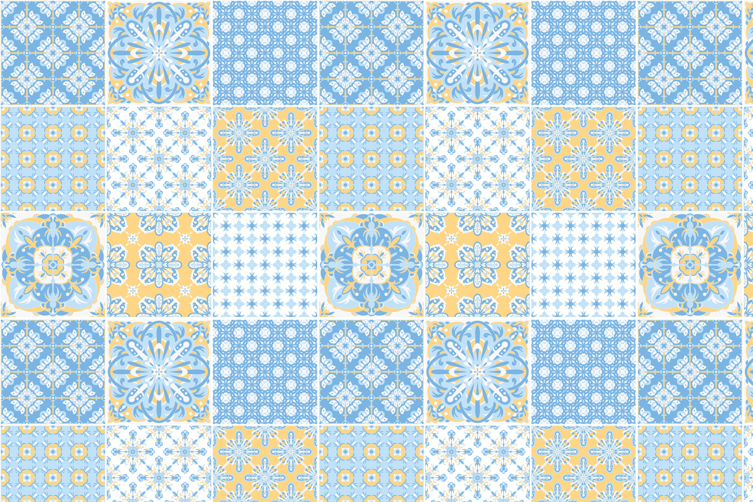 Toilettenrückwand Patchwork