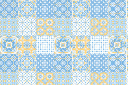 Toilettenrückwand Patchwork