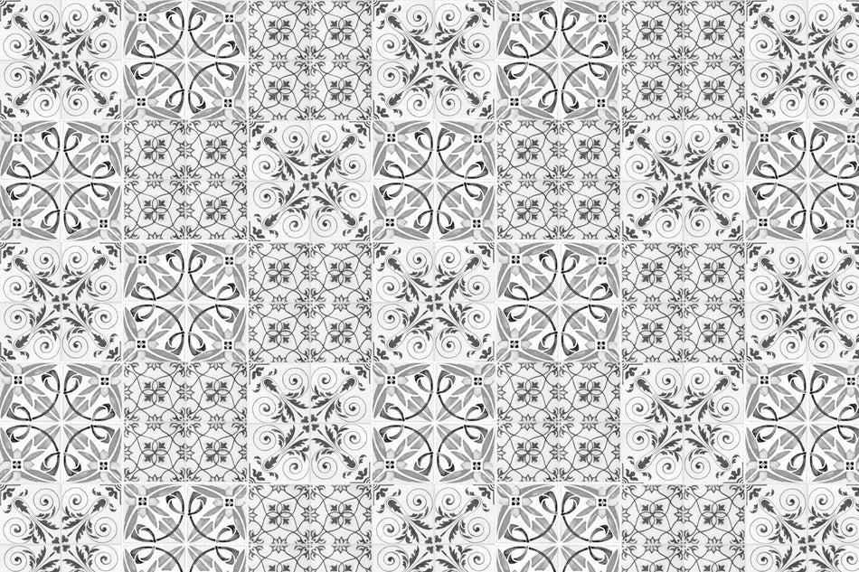 Toilettenrückwand Patchwork