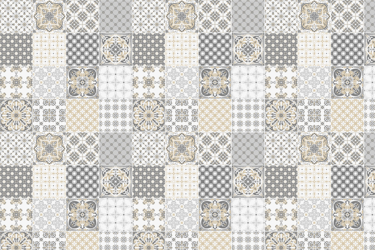 Toilettenrückwand Patchwork