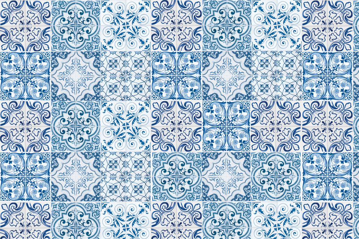 Toilettenrückwand Patchwork