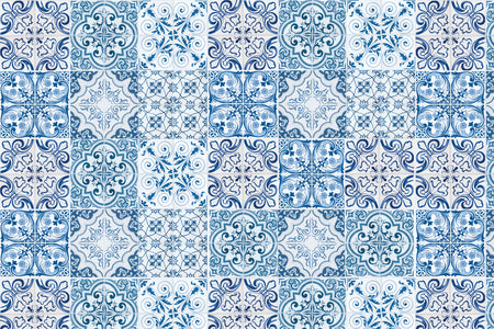 Toilettenrückwand Patchwork