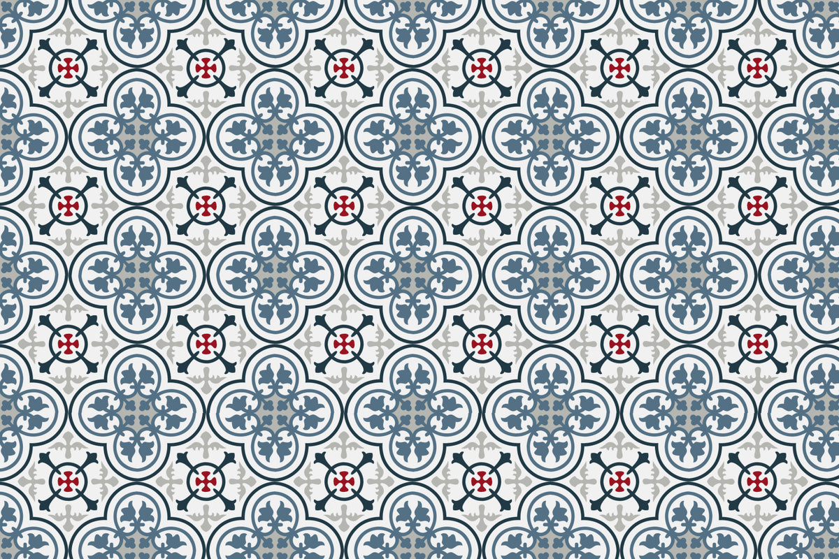Toilettenrückwand Patchwork