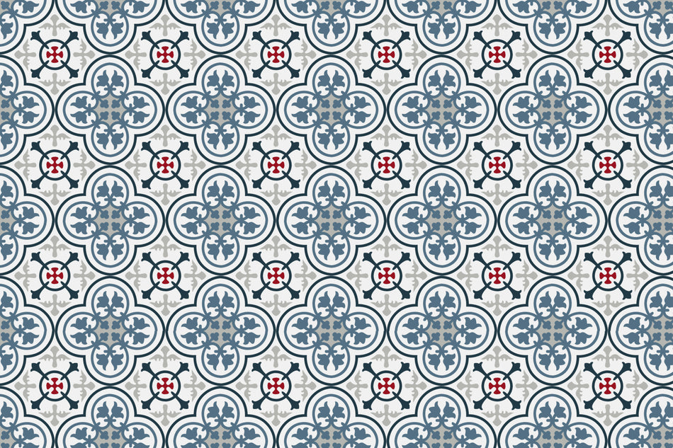 Toilettenrückwand Patchwork