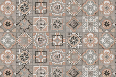 Toilettenrückwand Patchwork