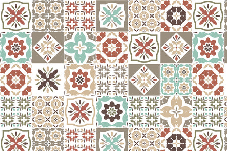 Toilettenrückwand Patchwork
