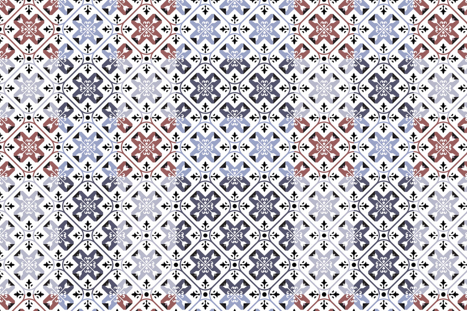 Toilettenrückwand Patchwork