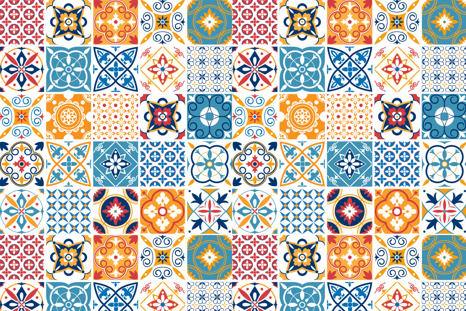 Toilettenrückwand Patchwork