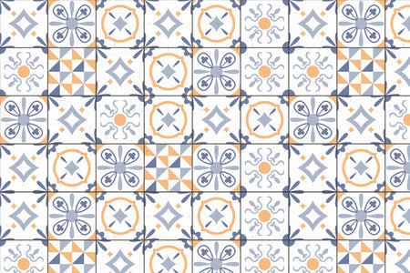 Toilettenrückwand Patchwork