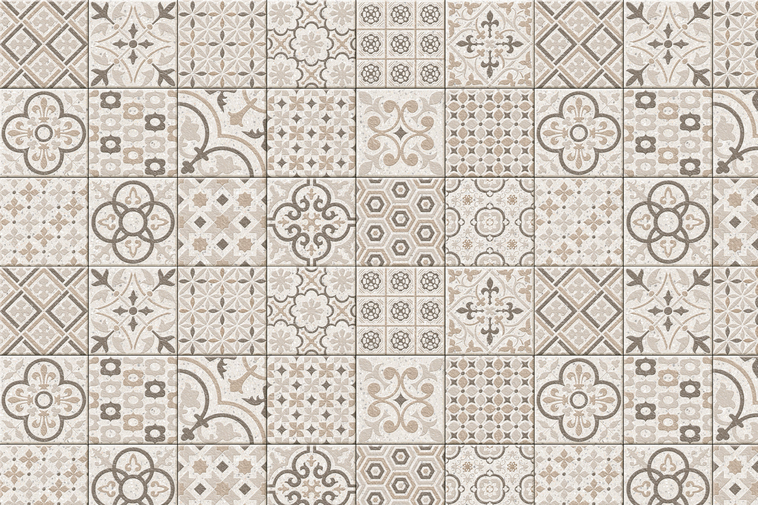 Toilettenrückwand Patchwork