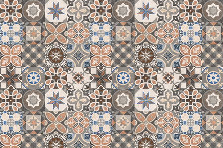 Toilettenrückwand Patchwork