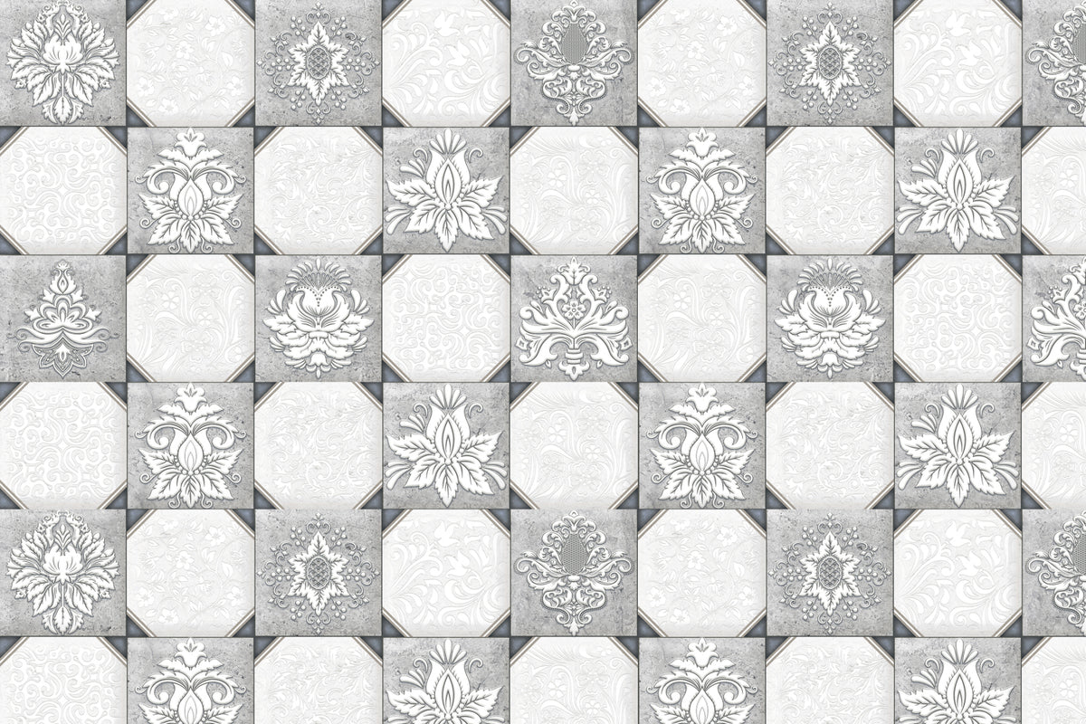 Toilettenrückwand Patchwork