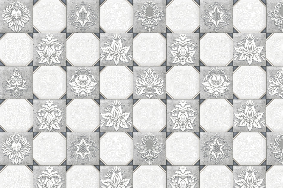 Toilettenrückwand Patchwork