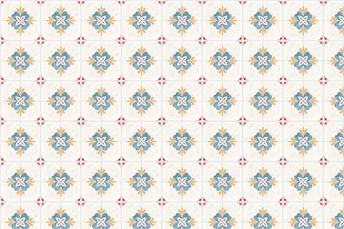 Toilettenrückwand Patchwork