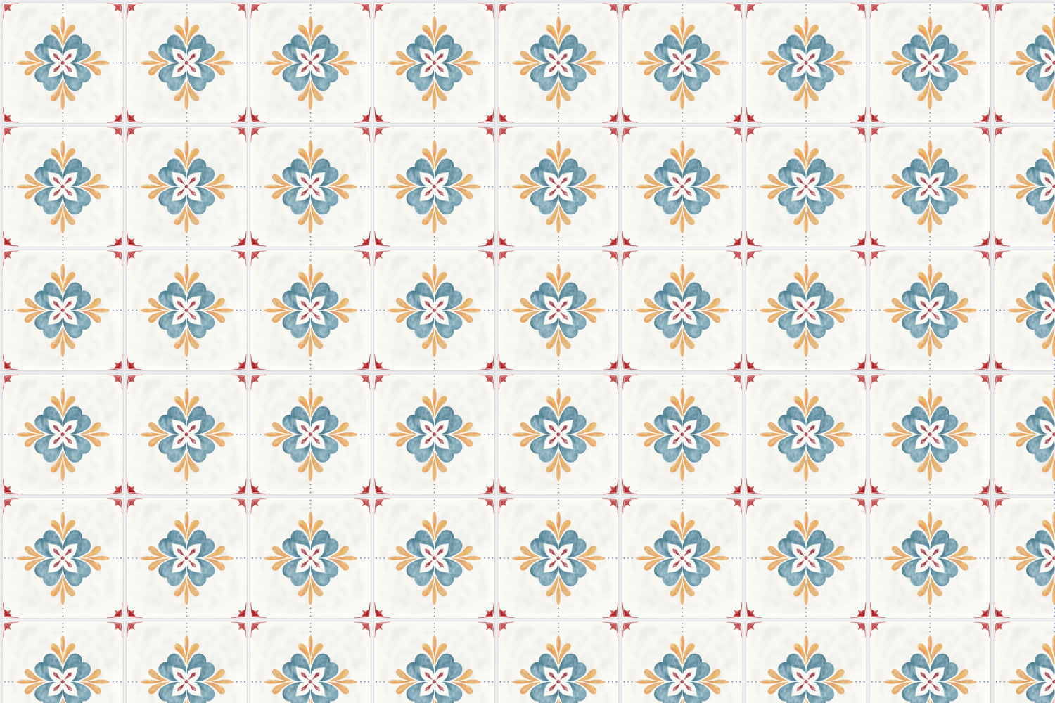 Toilettenrückwand Patchwork