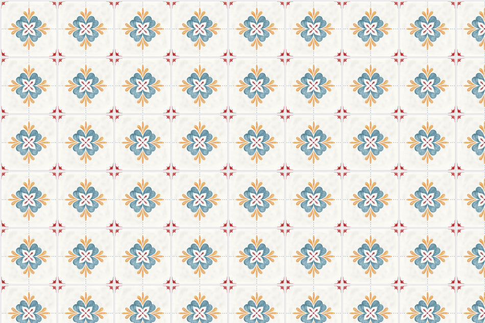 Toilettenrückwand Patchwork