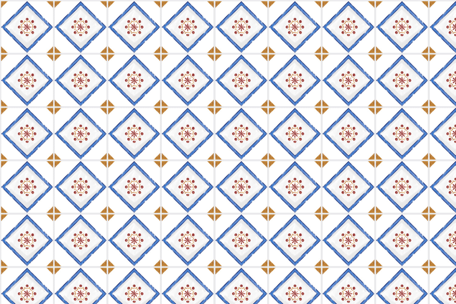 Toilettenrückwand Patchwork