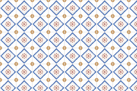 Toilettenrückwand Patchwork