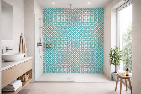 Toilettenrückwand Patchwork