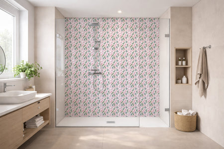 Toilettenrückwand Patchwork