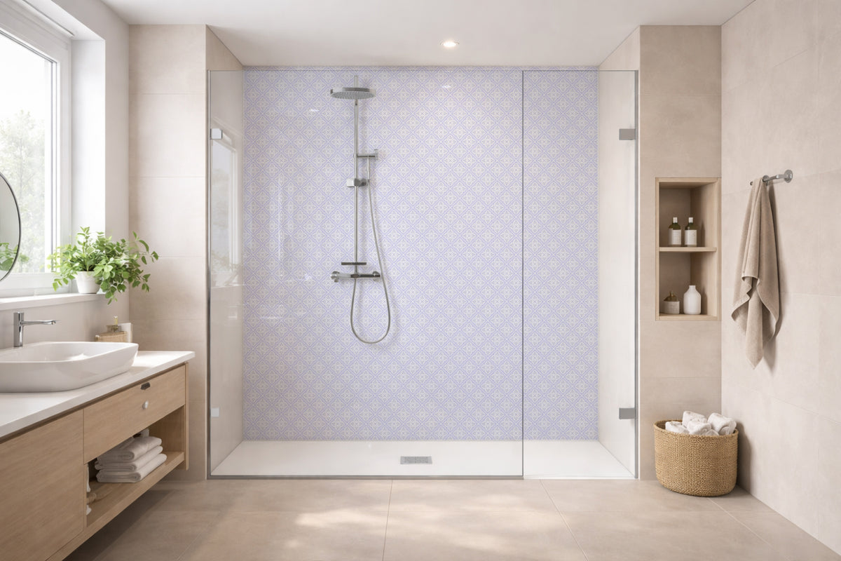 Toilettenrückwand Patchwork
