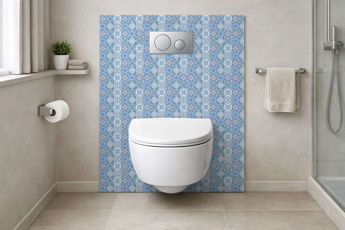 Toilettenrückwand Patchwork