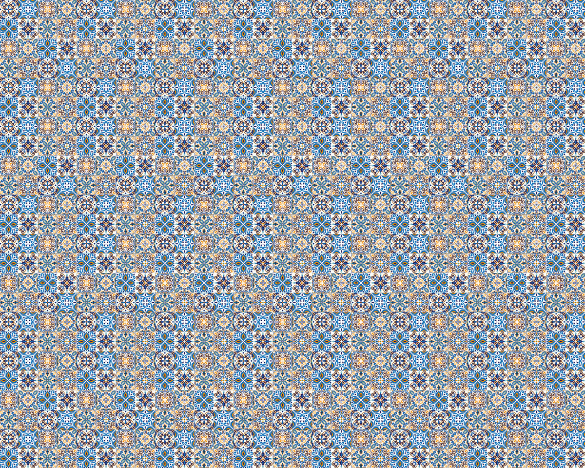 Toilettenrückwand Patchwork