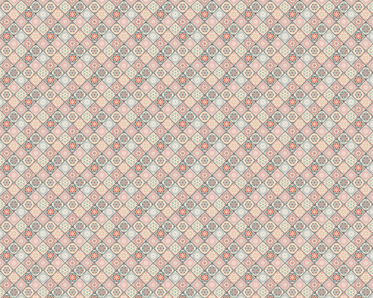 Toilettenrückwand Patchwork