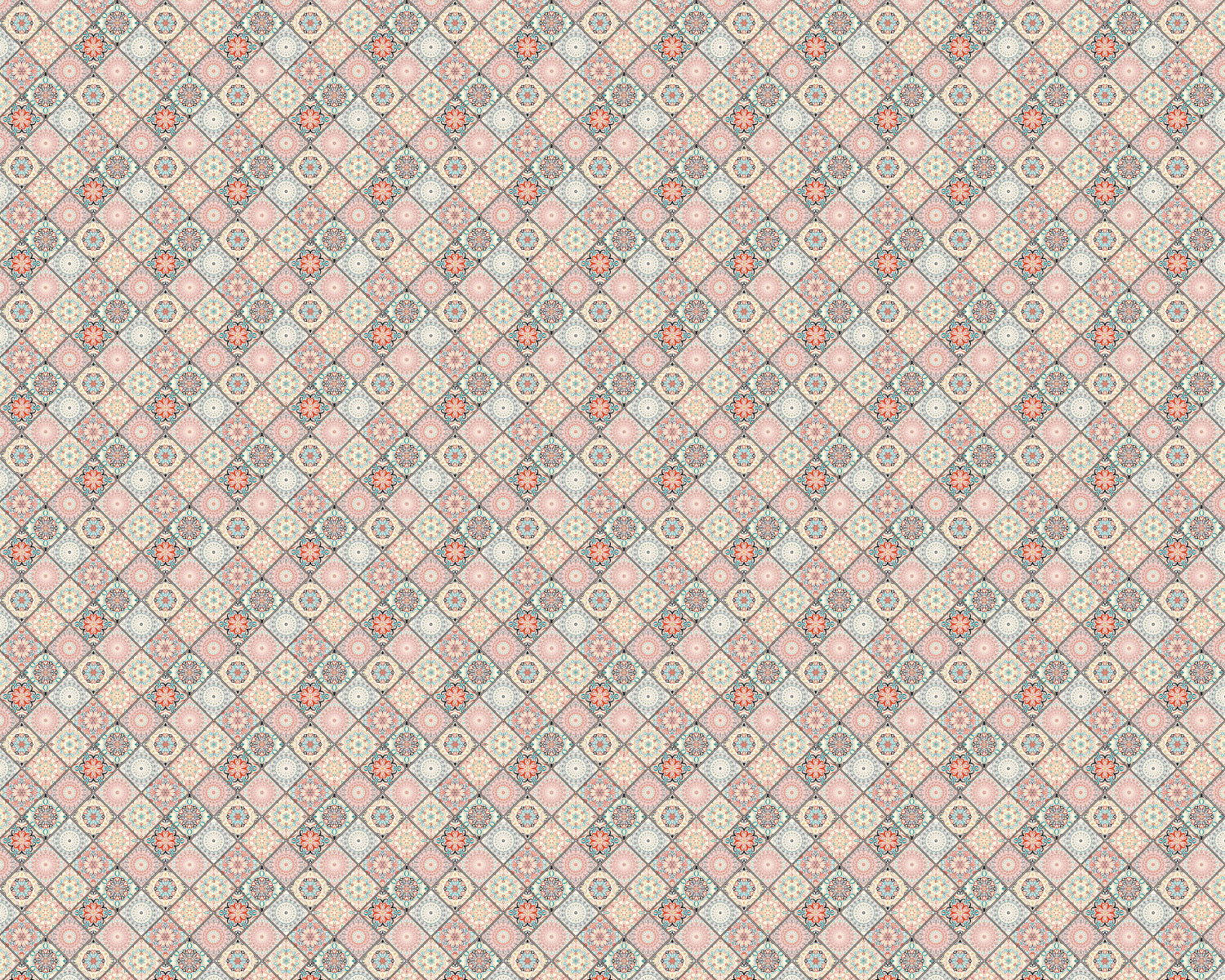 Toilettenrückwand Patchwork