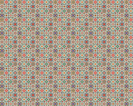 Toilettenrückwand Patchwork
