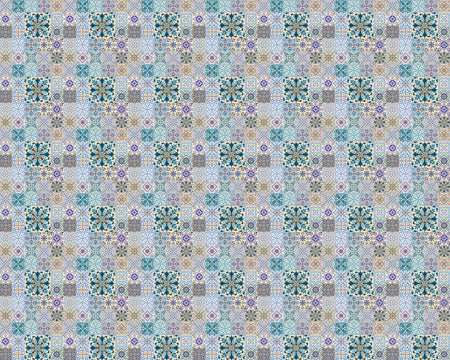Toilettenrückwand Patchwork