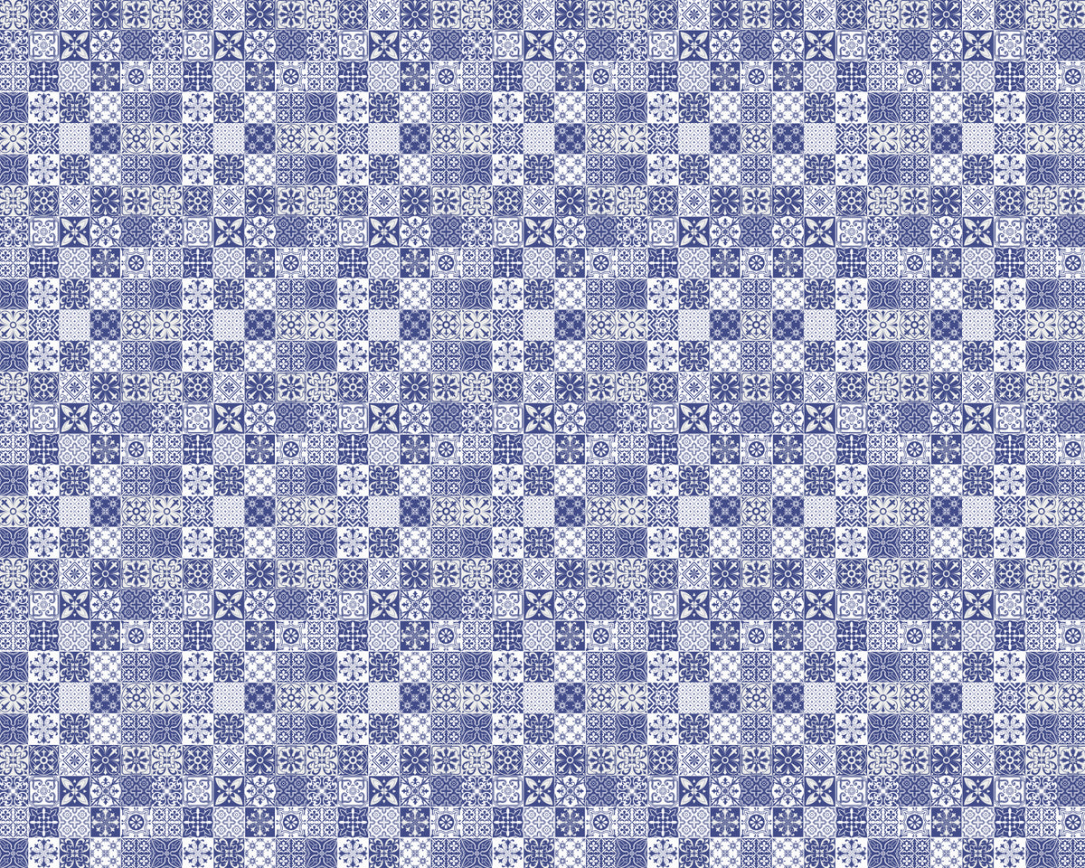 Toilettenrückwand Patchwork