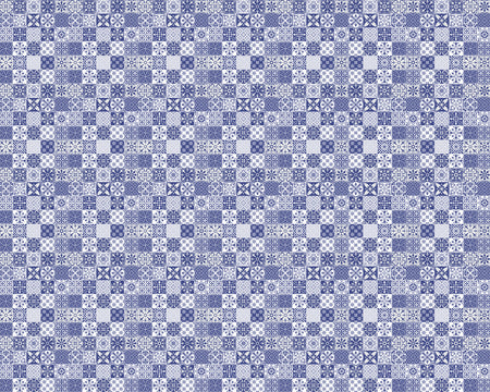 Toilettenrückwand Patchwork