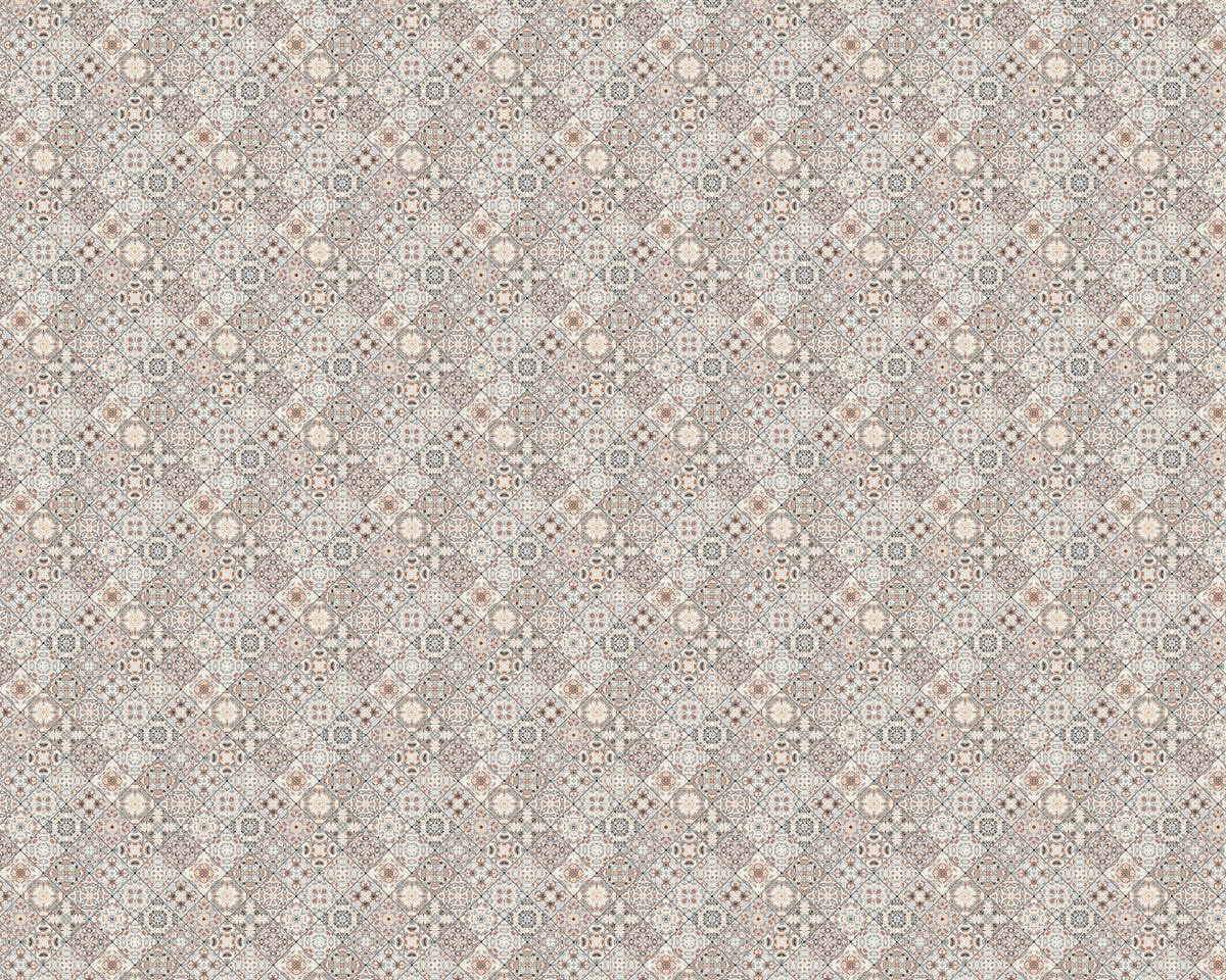 Toilettenrückwand Patchwork