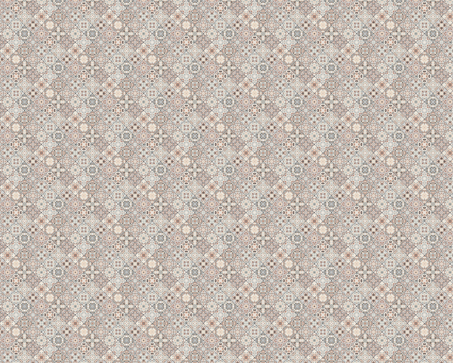 Toilettenrückwand Patchwork