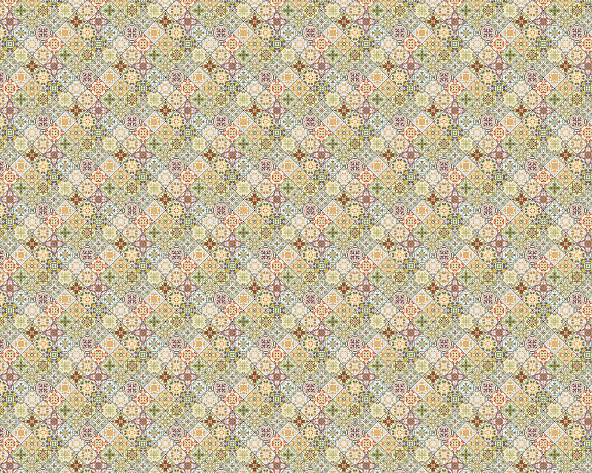 Toilettenrückwand Patchwork