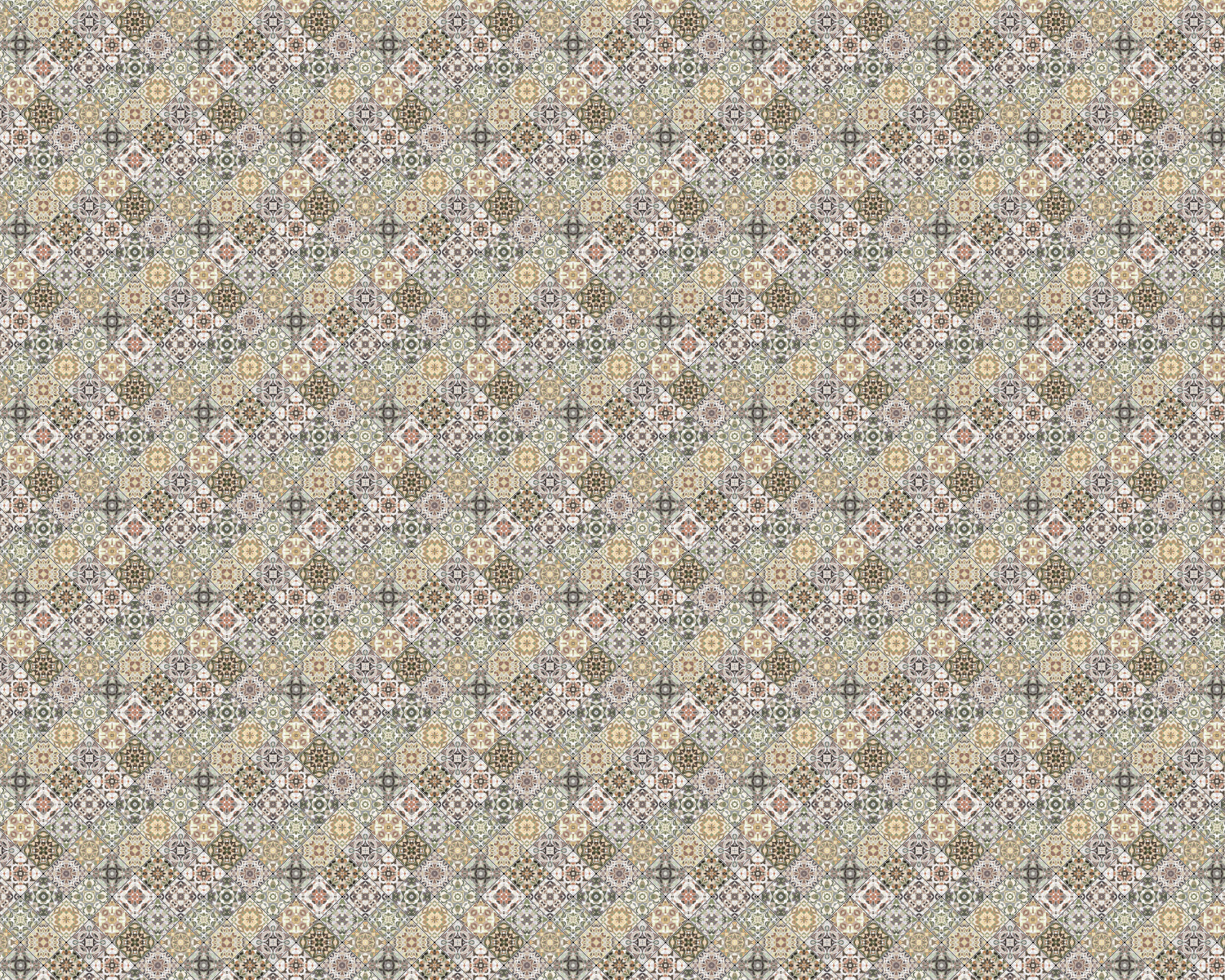 Toilettenrückwand Patchwork