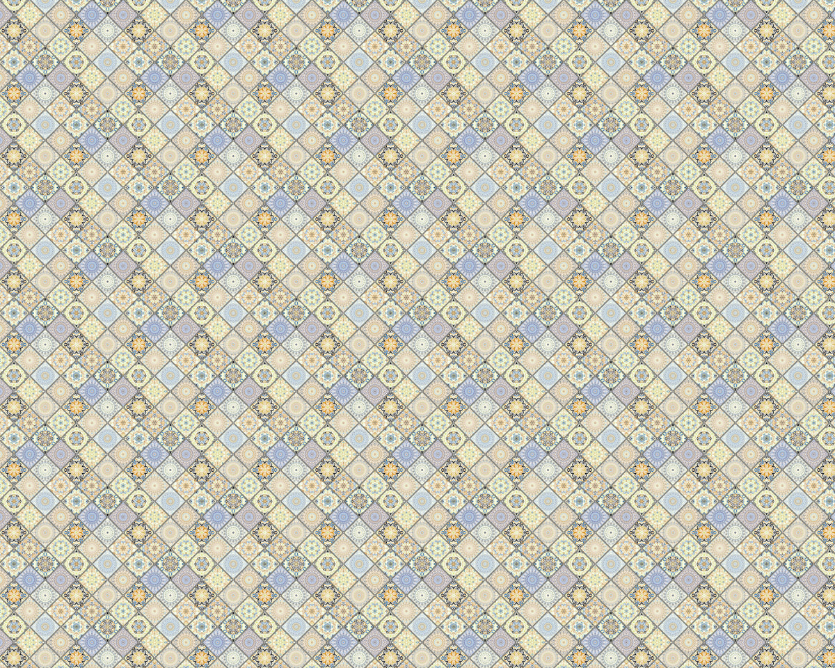 Toilettenrückwand Patchwork