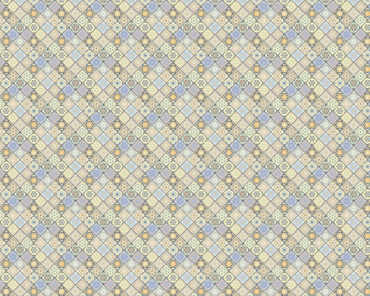 Toilettenrückwand Patchwork