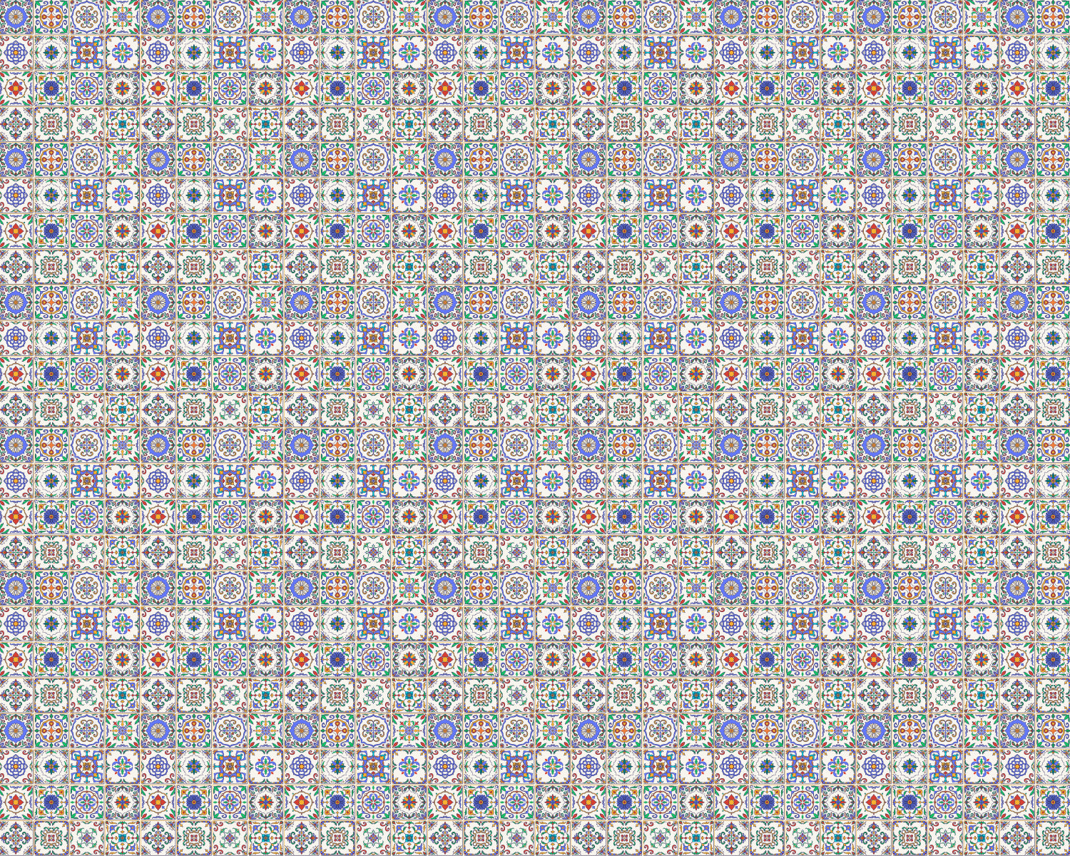 Toilettenrückwand Patchwork