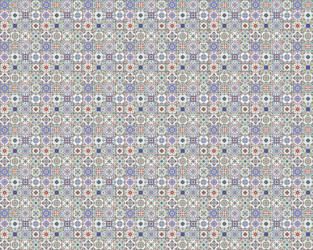Toilettenrückwand Patchwork