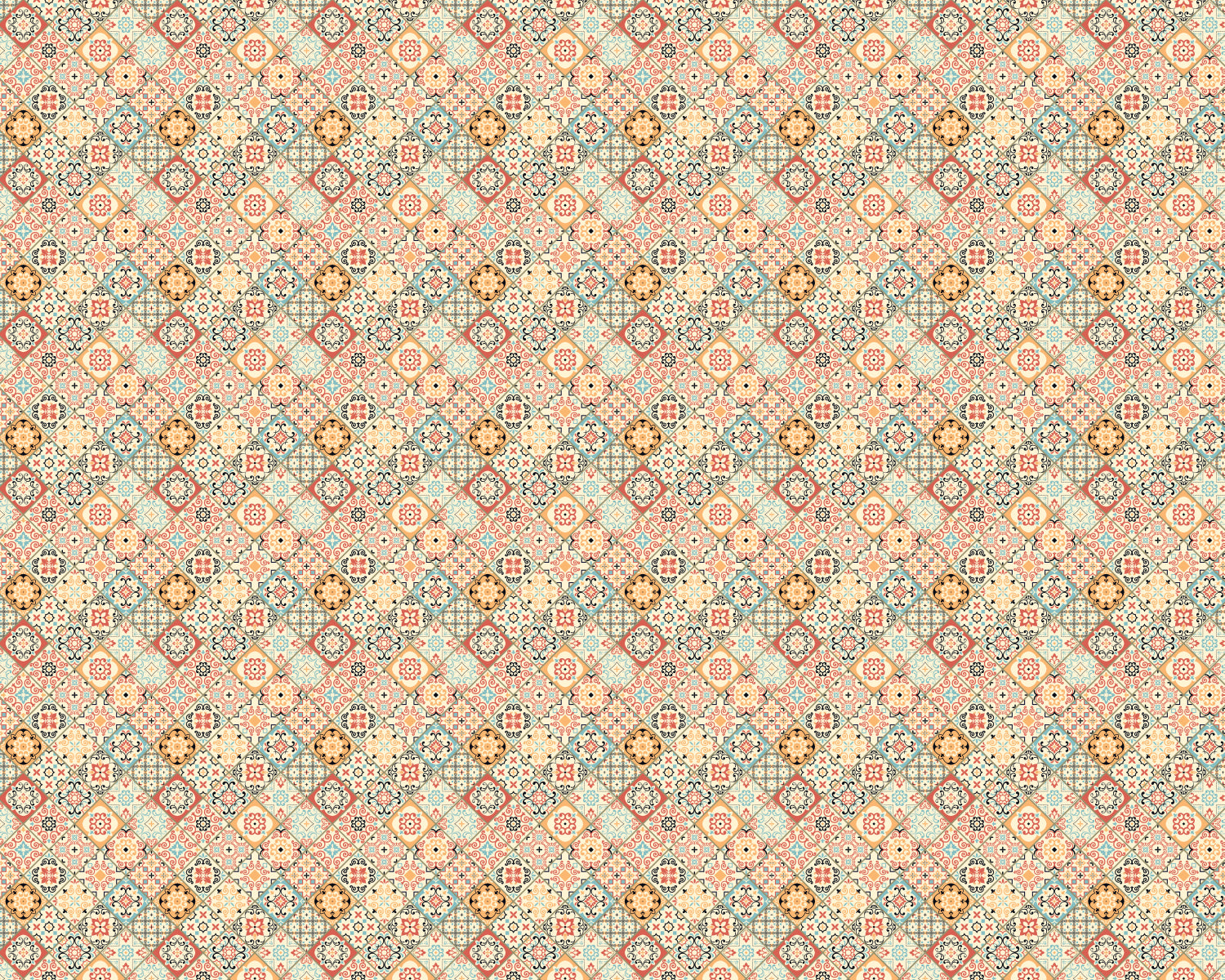 Toilettenrückwand Patchwork