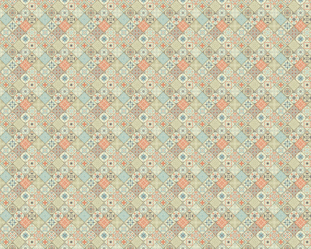 Toilettenrückwand Patchwork