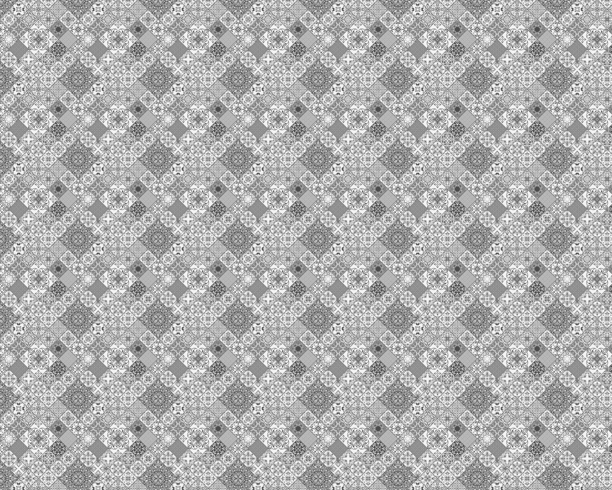 Toilettenrückwand Patchwork