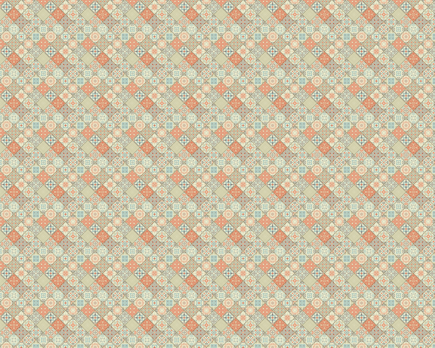 Toilettenrückwand Patchwork