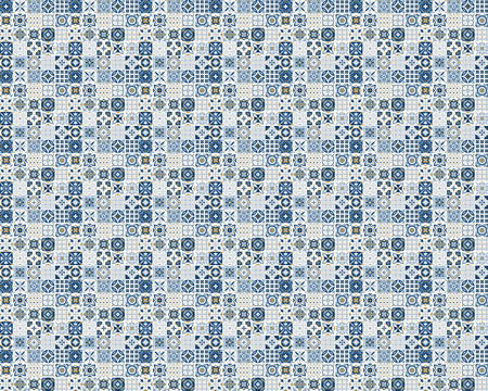 Toilettenrückwand Patchwork