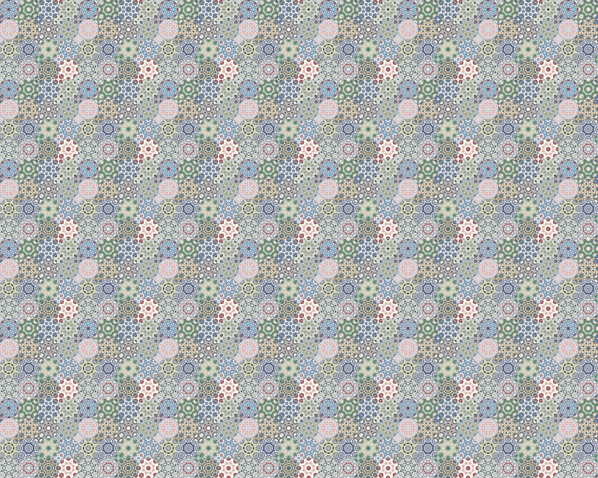 Toilettenrückwand Patchwork